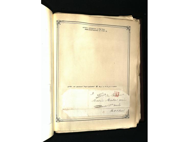 1757/1917, interessante Sammlung mit über 350 Briefen, dabei viel Vorphila bzw. markenlose Belege u.a. mit Kartenschluß, auße