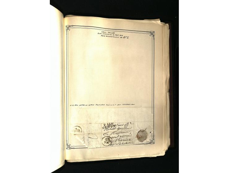 1757/1917, interessante Sammlung mit über 350 Briefen, dabei viel Vorphila bzw. markenlose Belege u.a. mit Kartenschluß, auße