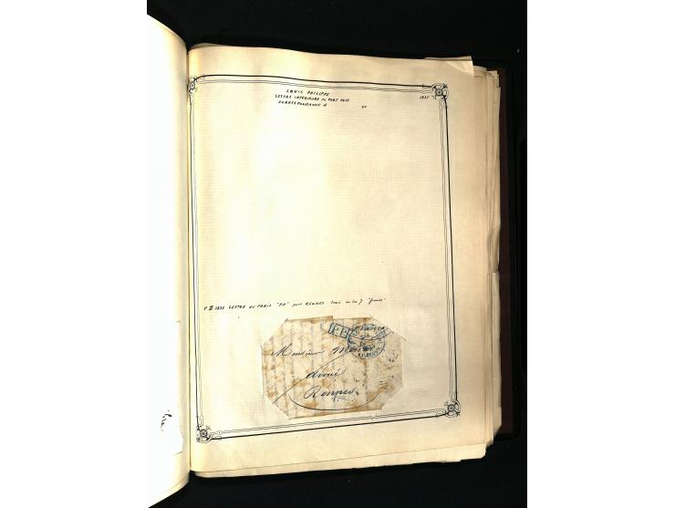 1757/1917, interessante Sammlung mit über 350 Briefen, dabei viel Vorphila bzw. markenlose Belege u.a. mit Kartenschluß, auße