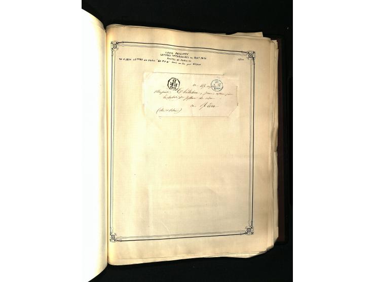 1757/1917, interessante Sammlung mit über 350 Briefen, dabei viel Vorphila bzw. markenlose Belege u.a. mit Kartenschluß, auße