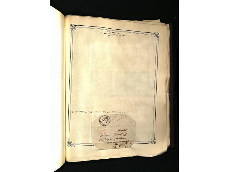 1757/1917, interessante Sammlung mit über 350 Briefen, dabei viel Vorphila bzw. markenlose Belege u.a. mit Kartenschluß, auße