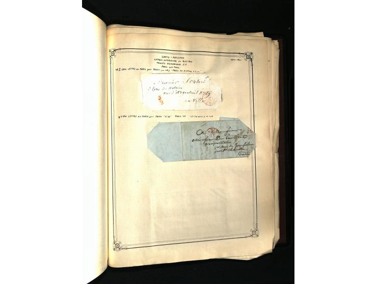 1757/1917, interessante Sammlung mit über 350 Briefen, dabei viel Vorphila bzw. markenlose Belege u.a. mit Kartenschluß, auße