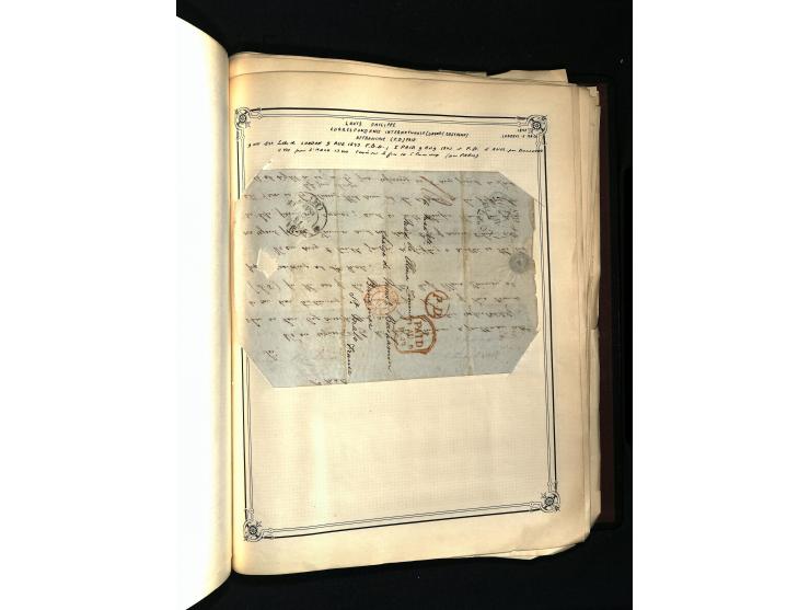 1757/1917, interessante Sammlung mit über 350 Briefen, dabei viel Vorphila bzw. markenlose Belege u.a. mit Kartenschluß, auße
