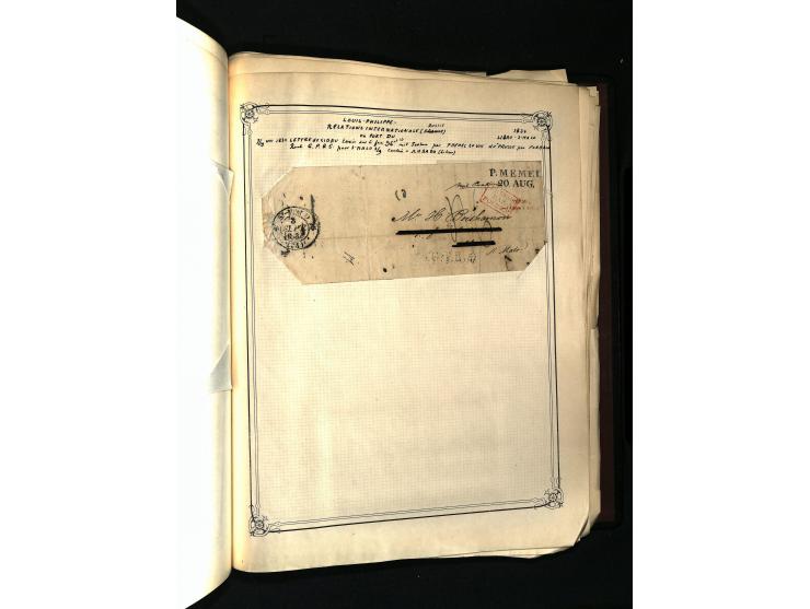 1757/1917, interessante Sammlung mit über 350 Briefen, dabei viel Vorphila bzw. markenlose Belege u.a. mit Kartenschluß, auße