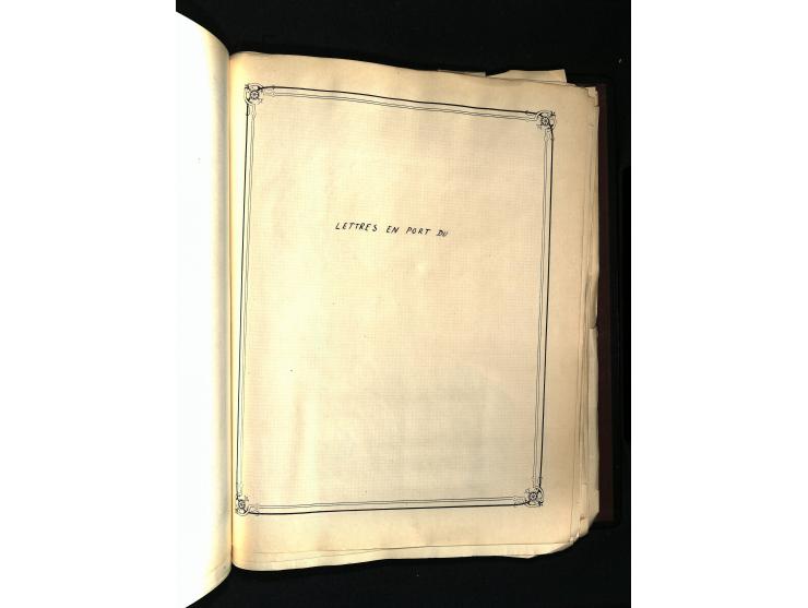 1757/1917, interessante Sammlung mit über 350 Briefen, dabei viel Vorphila bzw. markenlose Belege u.a. mit Kartenschluß, auße