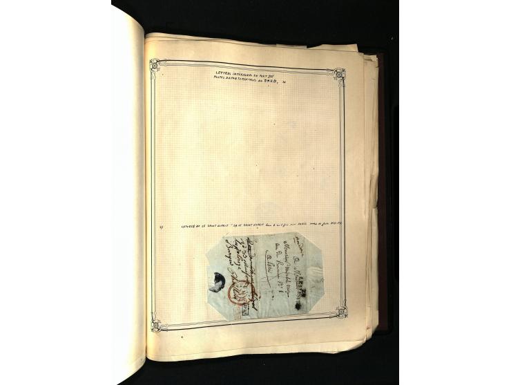 1757/1917, interessante Sammlung mit über 350 Briefen, dabei viel Vorphila bzw. markenlose Belege u.a. mit Kartenschluß, auße