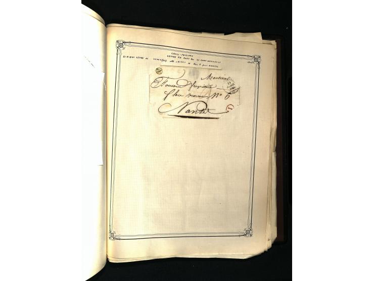 1757/1917, interessante Sammlung mit über 350 Briefen, dabei viel Vorphila bzw. markenlose Belege u.a. mit Kartenschluß, auße