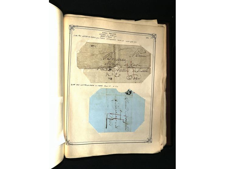 1757/1917, interessante Sammlung mit über 350 Briefen, dabei viel Vorphila bzw. markenlose Belege u.a. mit Kartenschluß, auße