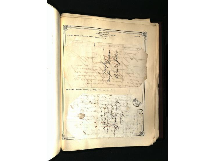 1757/1917, interessante Sammlung mit über 350 Briefen, dabei viel Vorphila bzw. markenlose Belege u.a. mit Kartenschluß, auße