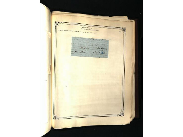 1757/1917, interessante Sammlung mit über 350 Briefen, dabei viel Vorphila bzw. markenlose Belege u.a. mit Kartenschluß, auße