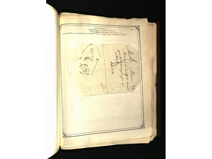 1757/1917, interessante Sammlung mit über 350 Briefen, dabei viel Vorphila bzw. markenlose Belege u.a. mit Kartenschluß, auße