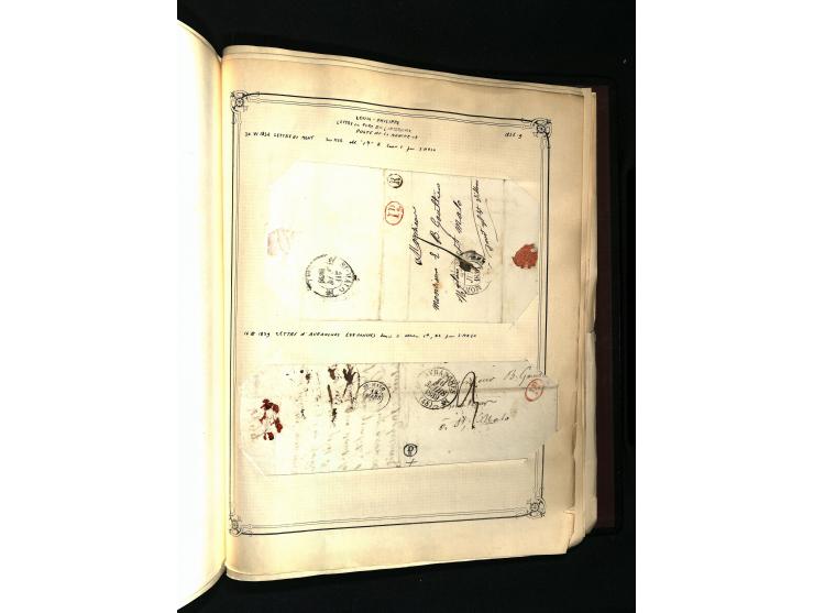 1757/1917, interessante Sammlung mit über 350 Briefen, dabei viel Vorphila bzw. markenlose Belege u.a. mit Kartenschluß, auße