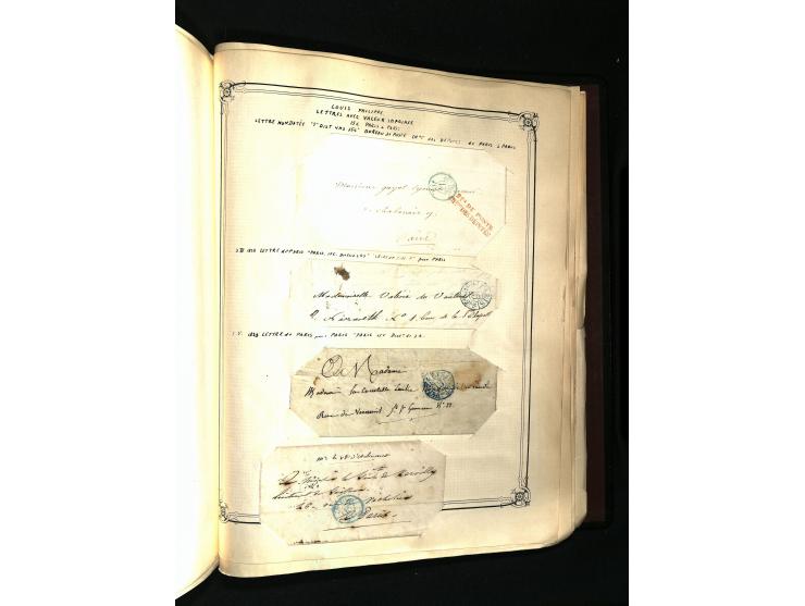 1757/1917, interessante Sammlung mit über 350 Briefen, dabei viel Vorphila bzw. markenlose Belege u.a. mit Kartenschluß, auße