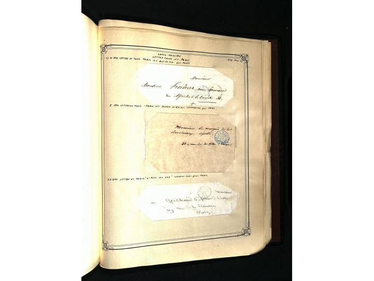 1757/1917, interessante Sammlung mit über 350 Briefen, dabei viel Vorphila bzw. markenlose Belege u.a. mit Kartenschluß, auße