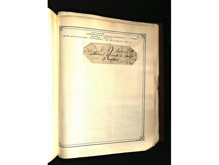 1757/1917, interessante Sammlung mit über 350 Briefen, dabei viel Vorphila bzw. markenlose Belege u.a. mit Kartenschluß, auße