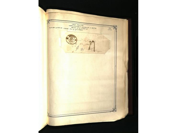 1757/1917, interessante Sammlung mit über 350 Briefen, dabei viel Vorphila bzw. markenlose Belege u.a. mit Kartenschluß, auße