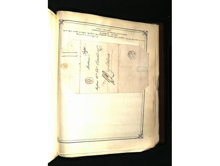 1757/1917, interessante Sammlung mit über 350 Briefen, dabei viel Vorphila bzw. markenlose Belege u.a. mit Kartenschluß, auße