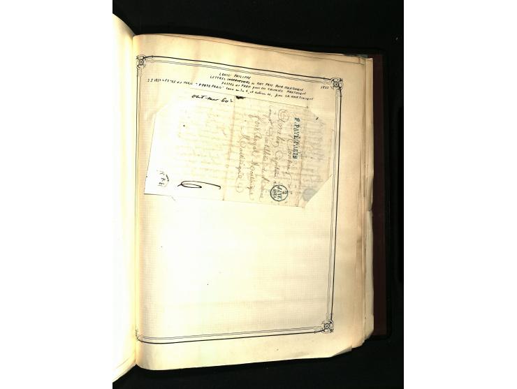 1757/1917, interessante Sammlung mit über 350 Briefen, dabei viel Vorphila bzw. markenlose Belege u.a. mit Kartenschluß, auße