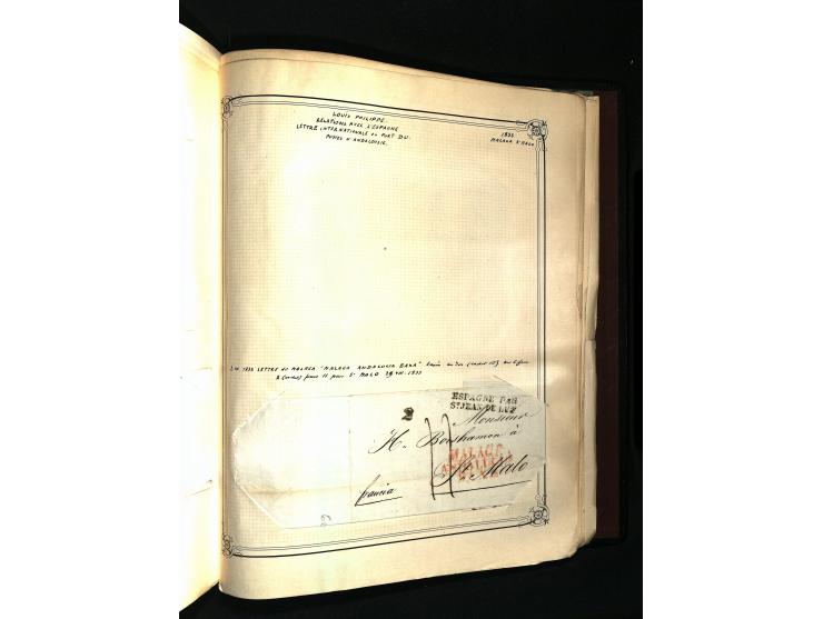 1757/1917, interessante Sammlung mit über 350 Briefen, dabei viel Vorphila bzw. markenlose Belege u.a. mit Kartenschluß, auße