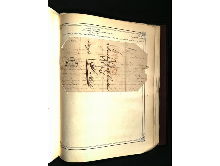 1757/1917, interessante Sammlung mit über 350 Briefen, dabei viel Vorphila bzw. markenlose Belege u.a. mit Kartenschluß, auße