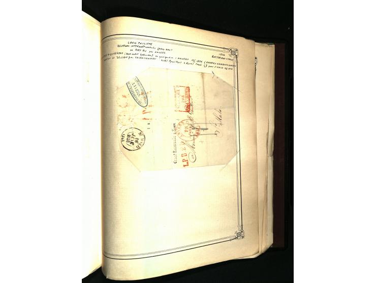 1757/1917, interessante Sammlung mit über 350 Briefen, dabei viel Vorphila bzw. markenlose Belege u.a. mit Kartenschluß, auße
