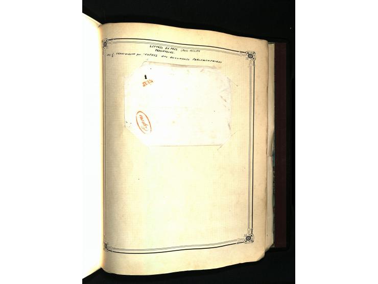 1757/1917, interessante Sammlung mit über 350 Briefen, dabei viel Vorphila bzw. markenlose Belege u.a. mit Kartenschluß, auße
