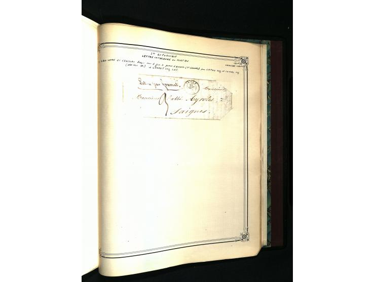 1757/1917, interessante Sammlung mit über 350 Briefen, dabei viel Vorphila bzw. markenlose Belege u.a. mit Kartenschluß, auße