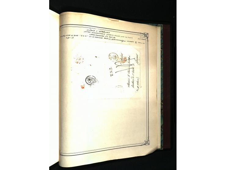 1757/1917, interessante Sammlung mit über 350 Briefen, dabei viel Vorphila bzw. markenlose Belege u.a. mit Kartenschluß, auße