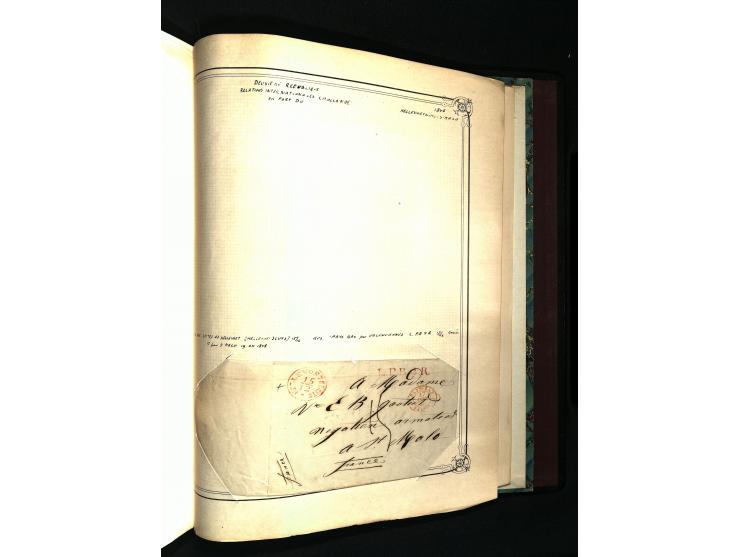 1757/1917, interessante Sammlung mit über 350 Briefen, dabei viel Vorphila bzw. markenlose Belege u.a. mit Kartenschluß, auße