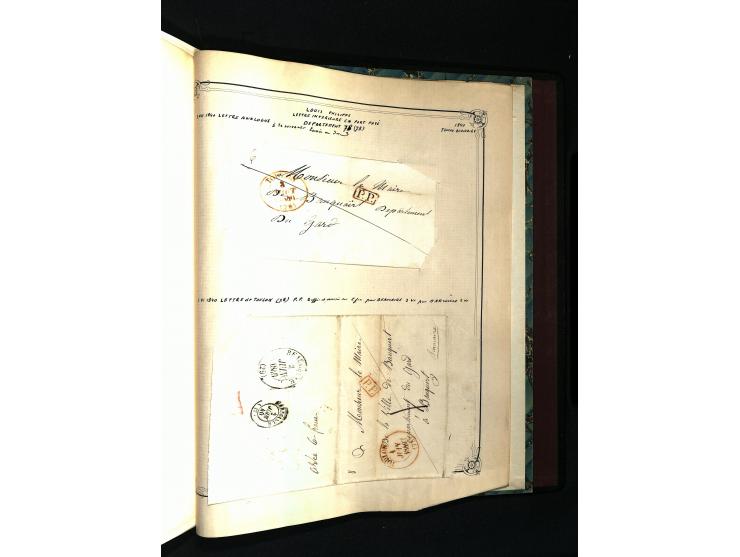 1757/1917, interessante Sammlung mit über 350 Briefen, dabei viel Vorphila bzw. markenlose Belege u.a. mit Kartenschluß, auße
