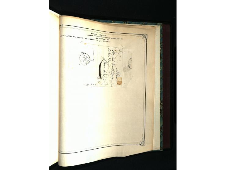 1757/1917, interessante Sammlung mit über 350 Briefen, dabei viel Vorphila bzw. markenlose Belege u.a. mit Kartenschluß, auße