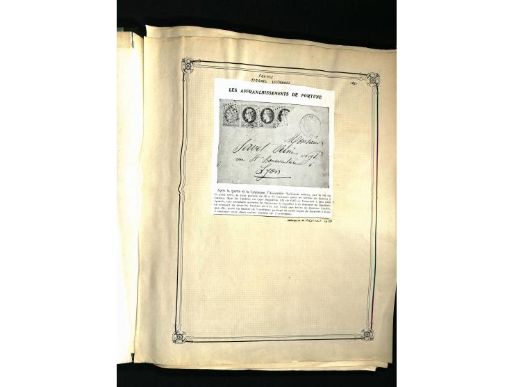 1757/1917, interessante Sammlung mit über 350 Briefen, dabei viel Vorphila bzw. markenlose Belege u.a. mit Kartenschluß, auße