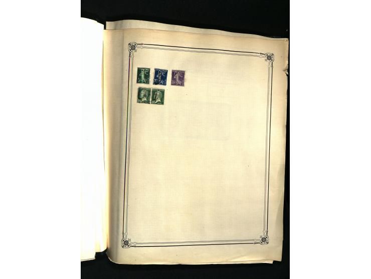 1757/1917, interessante Sammlung mit über 350 Briefen, dabei viel Vorphila bzw. markenlose Belege u.a. mit Kartenschluß, auße