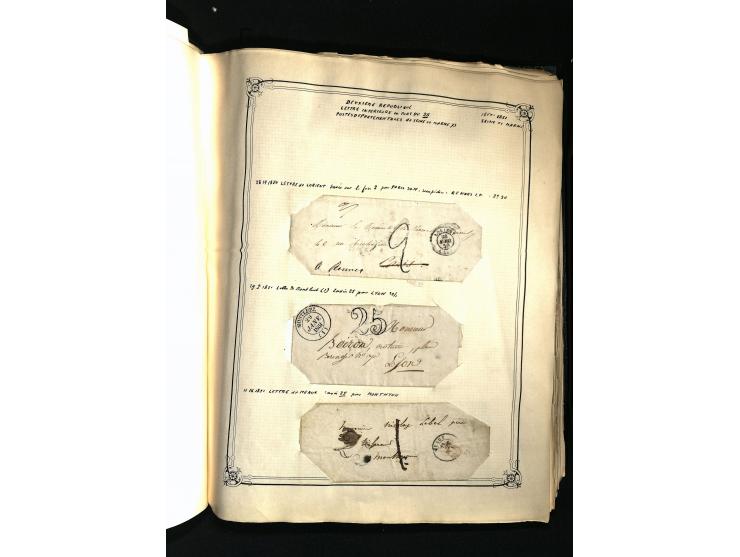 1757/1917, interessante Sammlung mit über 350 Briefen, dabei viel Vorphila bzw. markenlose Belege u.a. mit Kartenschluß, auße