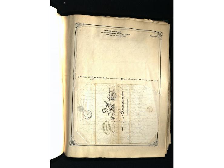 1757/1917, interessante Sammlung mit über 350 Briefen, dabei viel Vorphila bzw. markenlose Belege u.a. mit Kartenschluß, auße