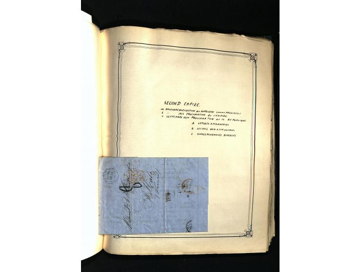 1757/1917, interessante Sammlung mit über 350 Briefen, dabei viel Vorphila bzw. markenlose Belege u.a. mit Kartenschluß, auße