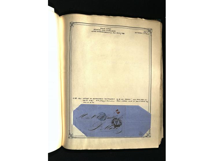 1757/1917, interessante Sammlung mit über 350 Briefen, dabei viel Vorphila bzw. markenlose Belege u.a. mit Kartenschluß, auße