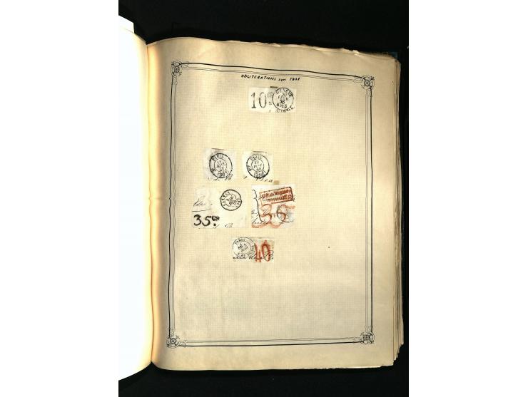 1757/1917, interessante Sammlung mit über 350 Briefen, dabei viel Vorphila bzw. markenlose Belege u.a. mit Kartenschluß, auße