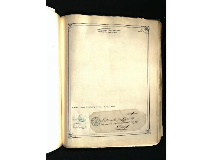 1757/1917, interessante Sammlung mit über 350 Briefen, dabei viel Vorphila bzw. markenlose Belege u.a. mit Kartenschluß, auße