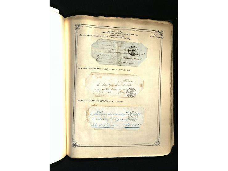 1757/1917, interessante Sammlung mit über 350 Briefen, dabei viel Vorphila bzw. markenlose Belege u.a. mit Kartenschluß, auße