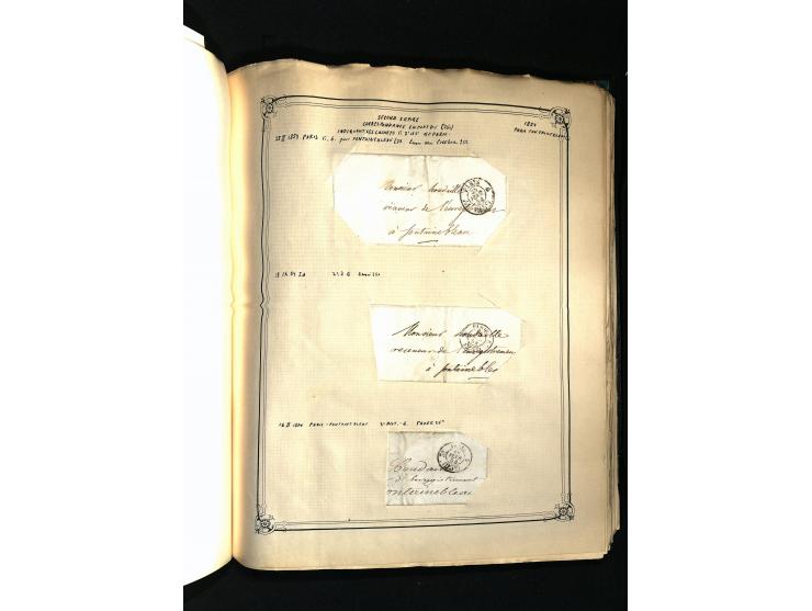 1757/1917, interessante Sammlung mit über 350 Briefen, dabei viel Vorphila bzw. markenlose Belege u.a. mit Kartenschluß, auße