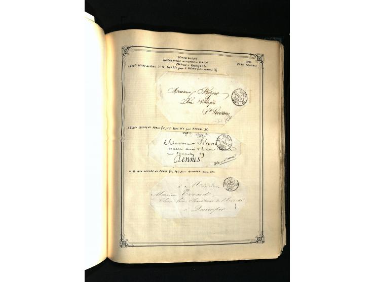 1757/1917, interessante Sammlung mit über 350 Briefen, dabei viel Vorphila bzw. markenlose Belege u.a. mit Kartenschluß, auße