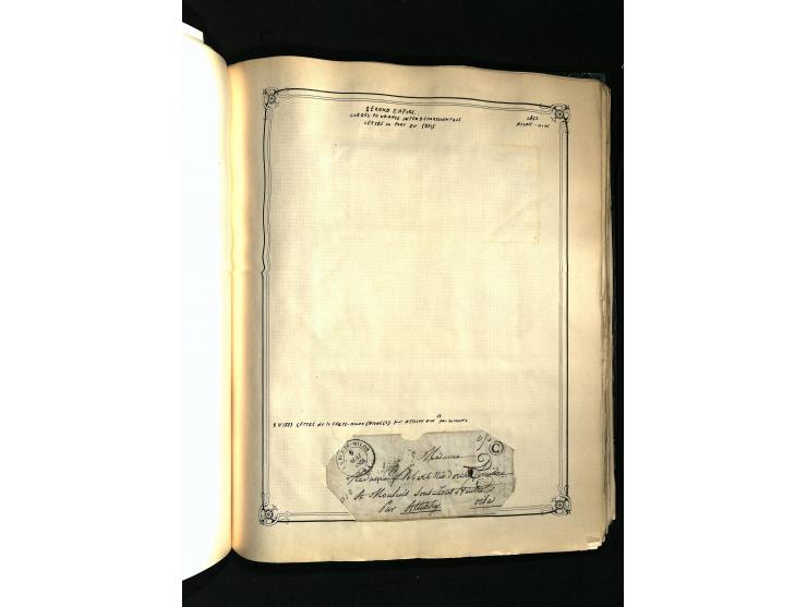 1757/1917, interessante Sammlung mit über 350 Briefen, dabei viel Vorphila bzw. markenlose Belege u.a. mit Kartenschluß, auße