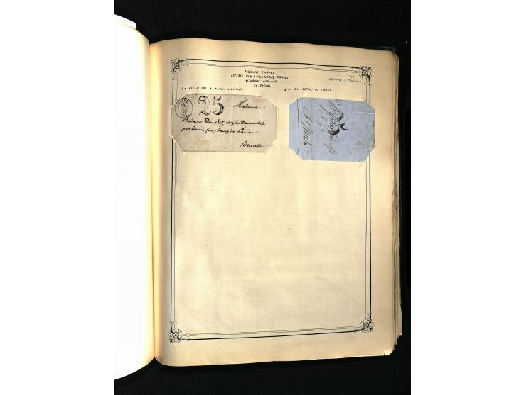 1757/1917, interessante Sammlung mit über 350 Briefen, dabei viel Vorphila bzw. markenlose Belege u.a. mit Kartenschluß, auße