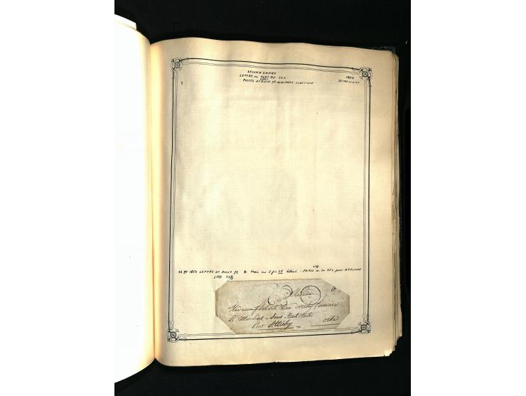 1757/1917, interessante Sammlung mit über 350 Briefen, dabei viel Vorphila bzw. markenlose Belege u.a. mit Kartenschluß, auße