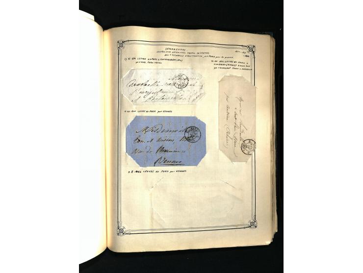 1757/1917, interessante Sammlung mit über 350 Briefen, dabei viel Vorphila bzw. markenlose Belege u.a. mit Kartenschluß, auße