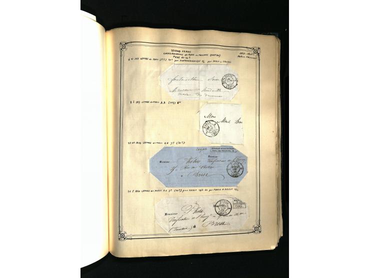 1757/1917, interessante Sammlung mit über 350 Briefen, dabei viel Vorphila bzw. markenlose Belege u.a. mit Kartenschluß, auße