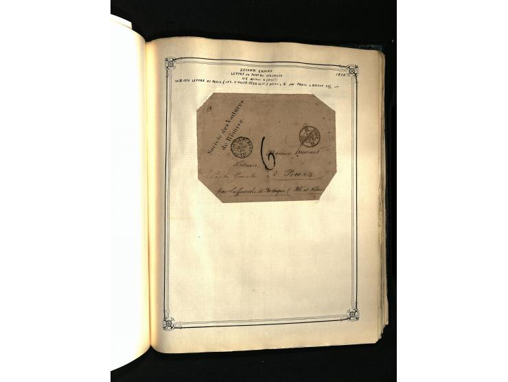 1757/1917, interessante Sammlung mit über 350 Briefen, dabei viel Vorphila bzw. markenlose Belege u.a. mit Kartenschluß, auße