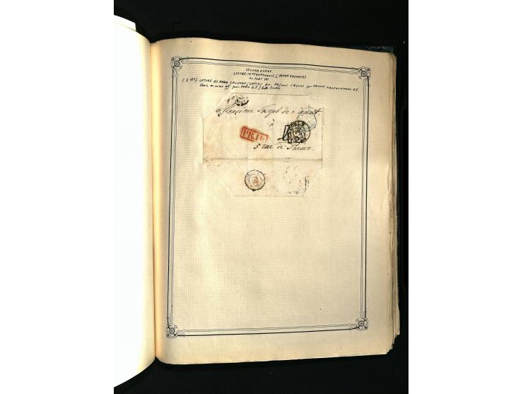 1757/1917, interessante Sammlung mit über 350 Briefen, dabei viel Vorphila bzw. markenlose Belege u.a. mit Kartenschluß, auße