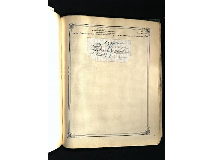 1757/1917, interessante Sammlung mit über 350 Briefen, dabei viel Vorphila bzw. markenlose Belege u.a. mit Kartenschluß, auße